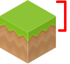 Example of a more 3d shape where the heights are not the same
